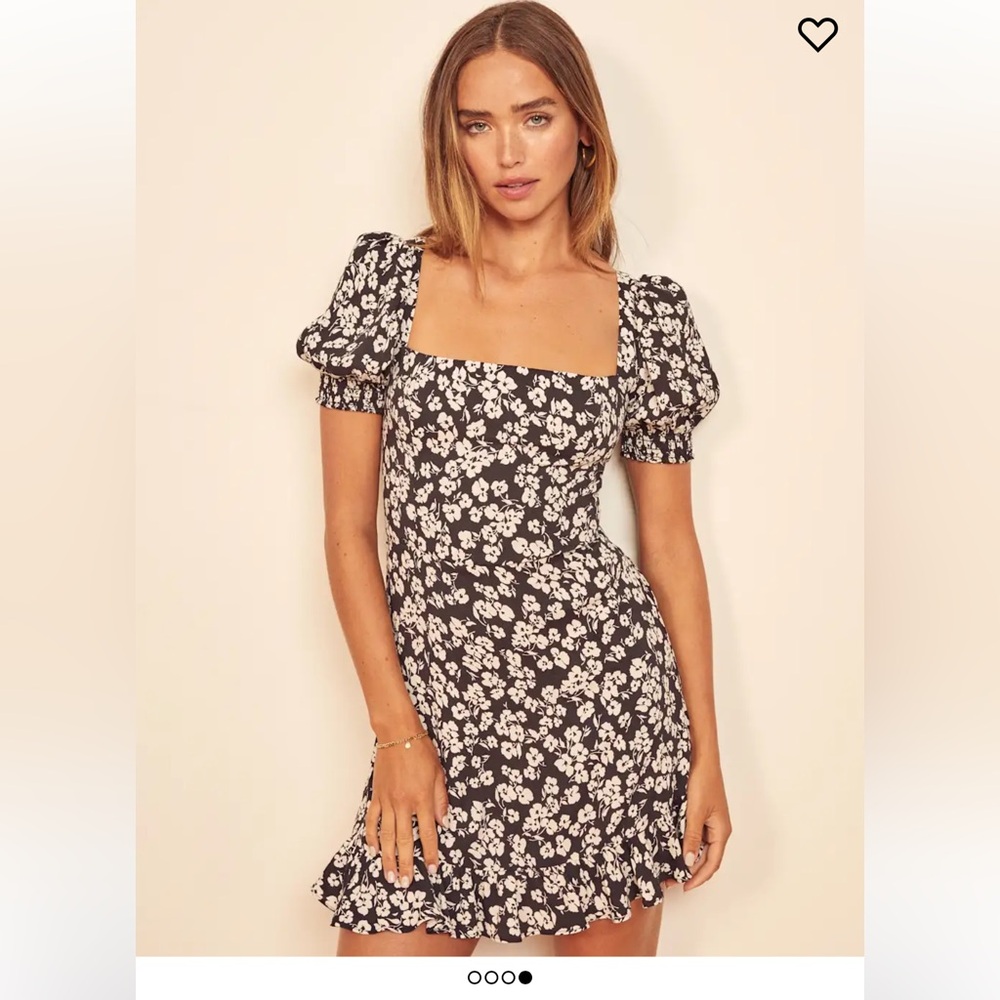 Reformation Lillian Floral Mini Dress (Size 2)